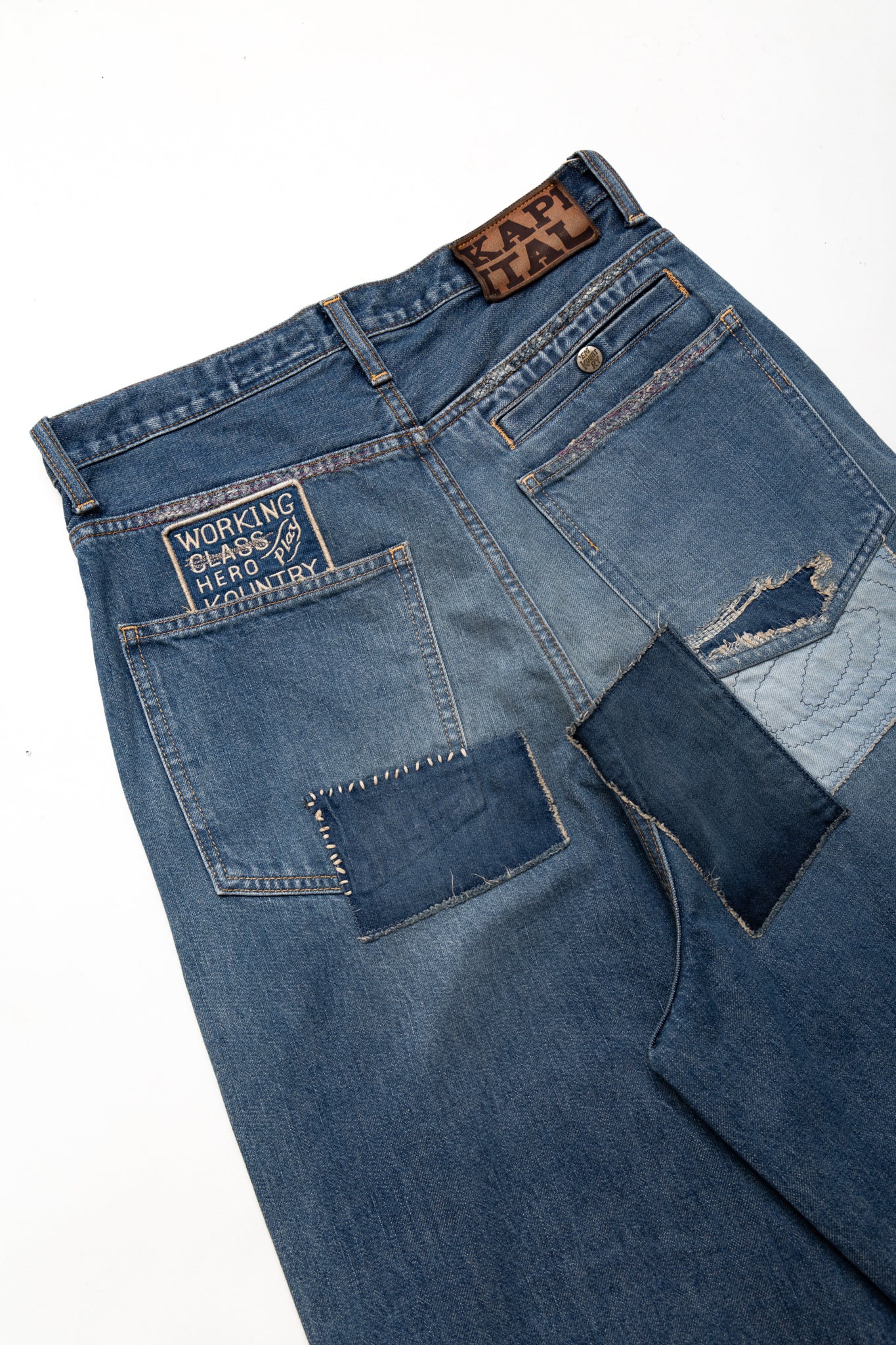 14oz Denim PORT Baggy Pants (HIPPIE Champetre Remake) - Image 7