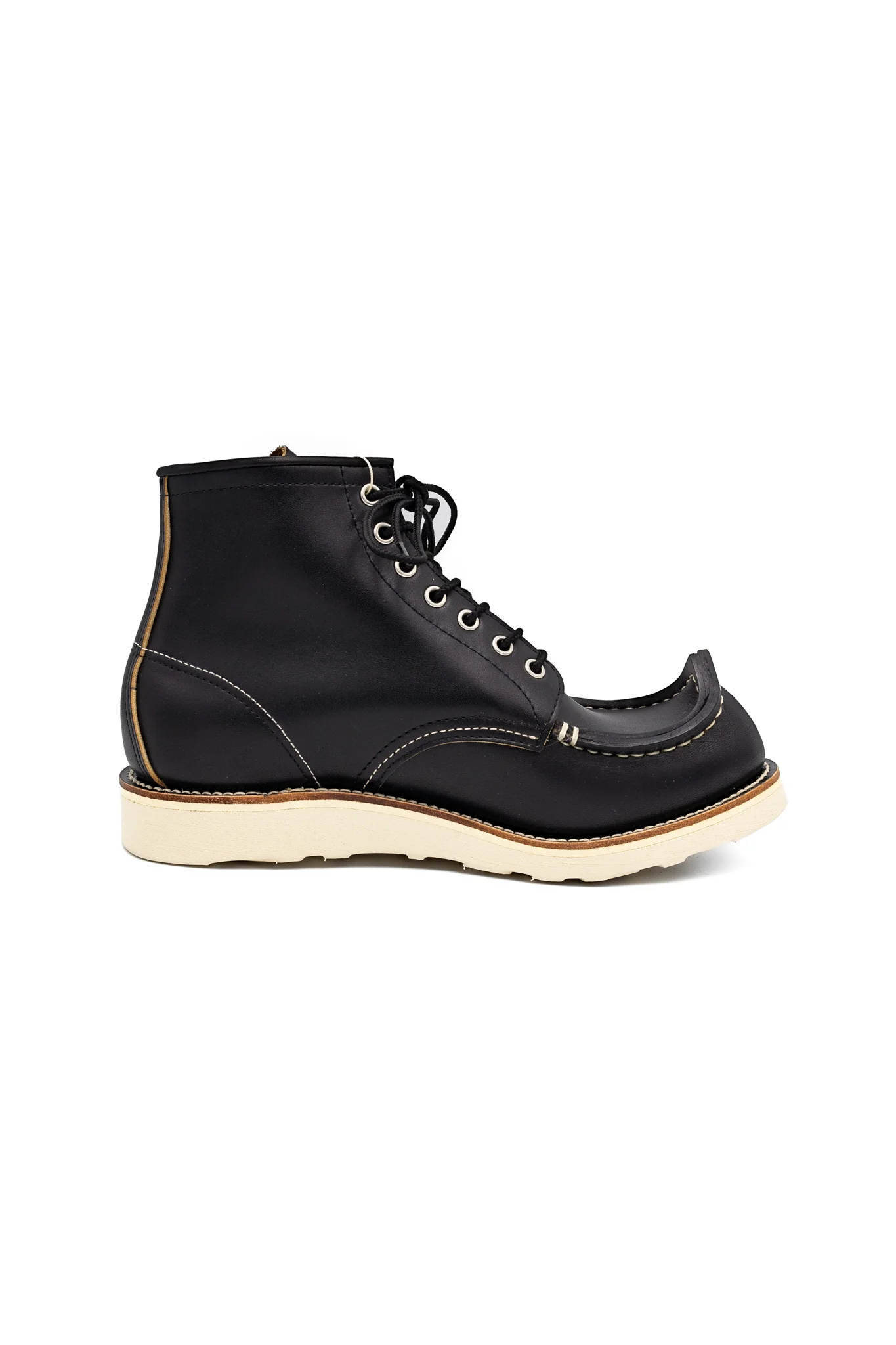 Leather TIBETAN Work Boots - Black - Image 4