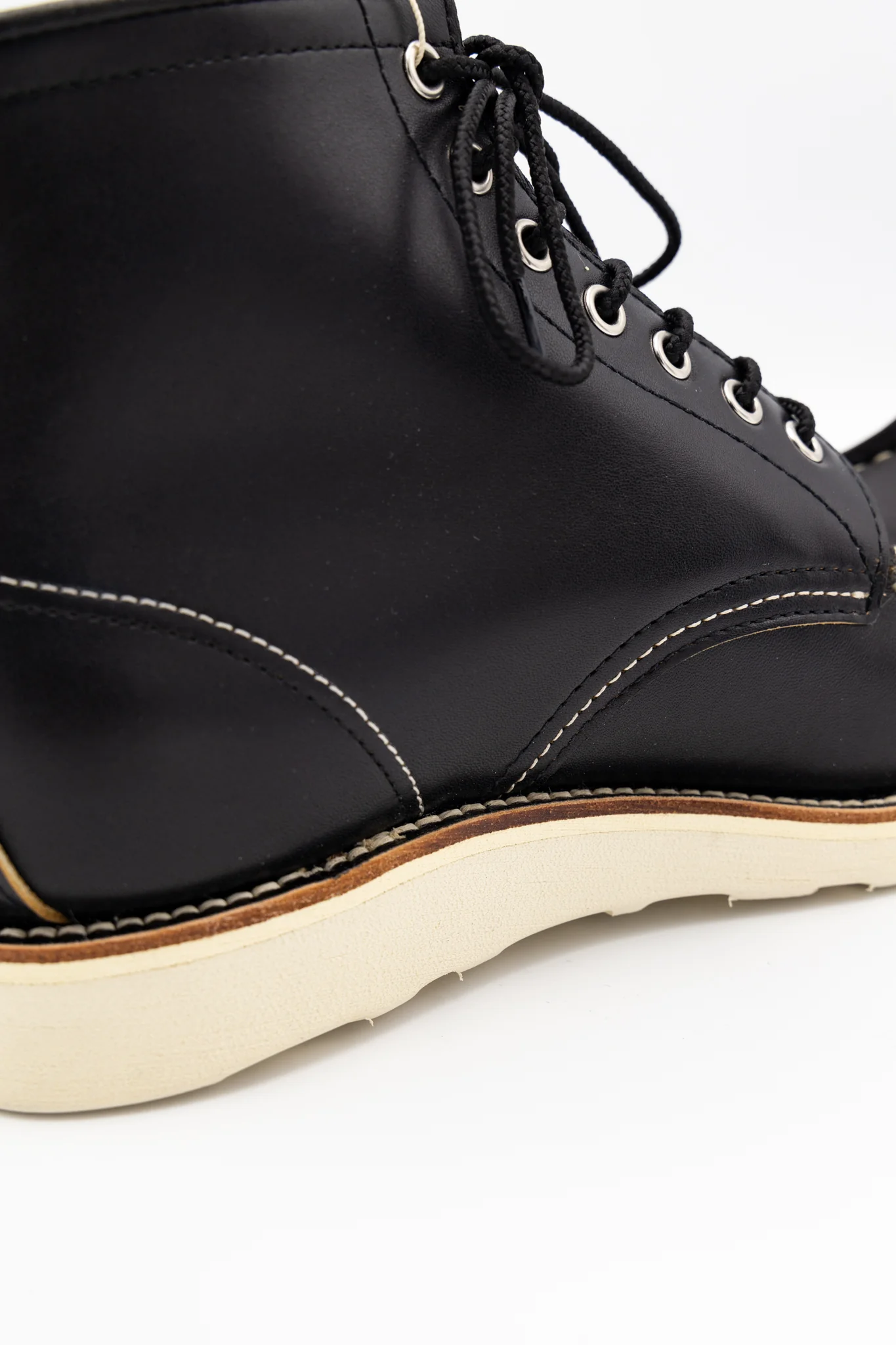 Leather TIBETAN Work Boots - Black - Image 6
