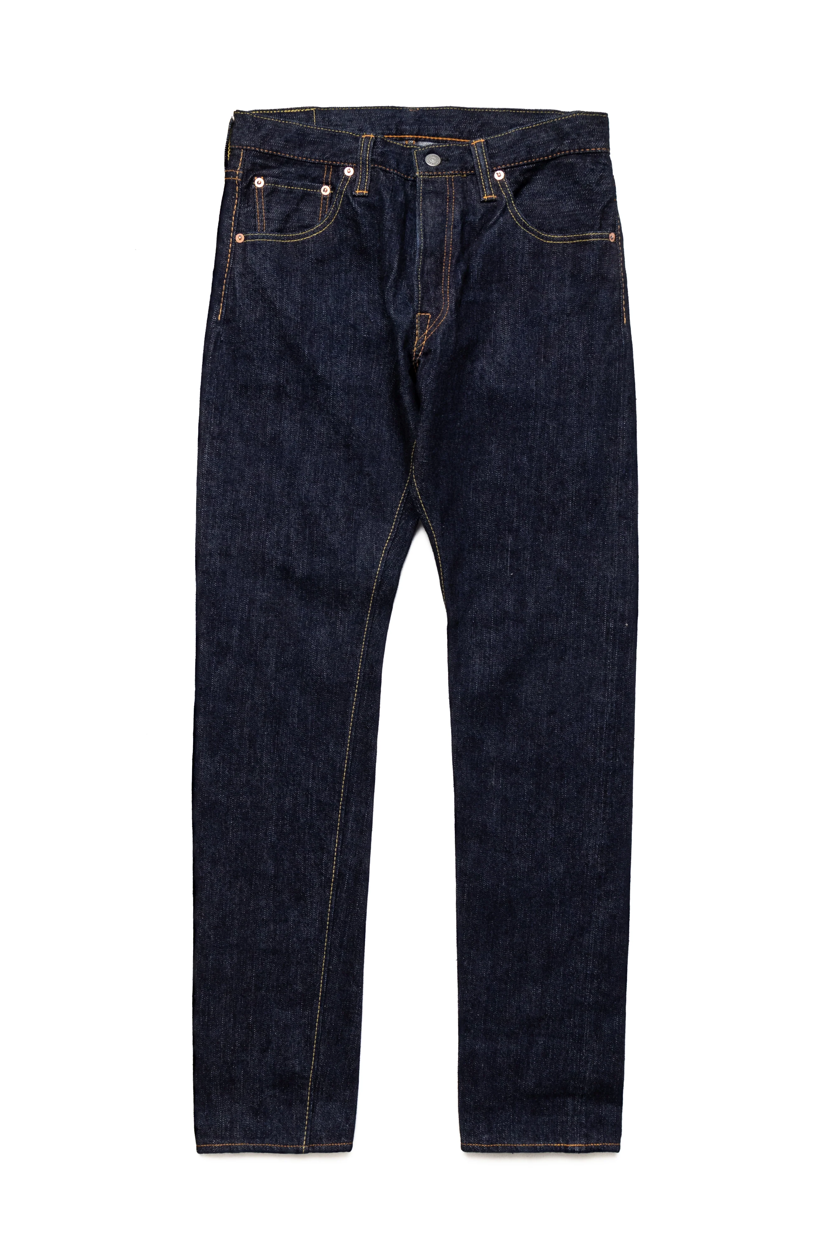XX-019 14oz Relaxed Tapered Blue In Green Exclusive Version - Image 3